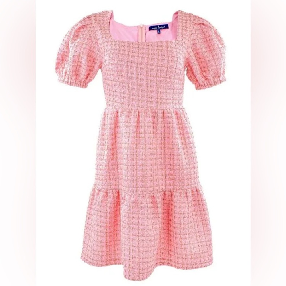 Simply Southern Pink Textured Mini Dress